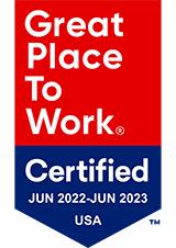 great place to work - certified Jun 2022-Jun2023