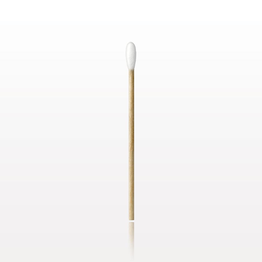 Single Ended Round Tip Swab With Wood Handle