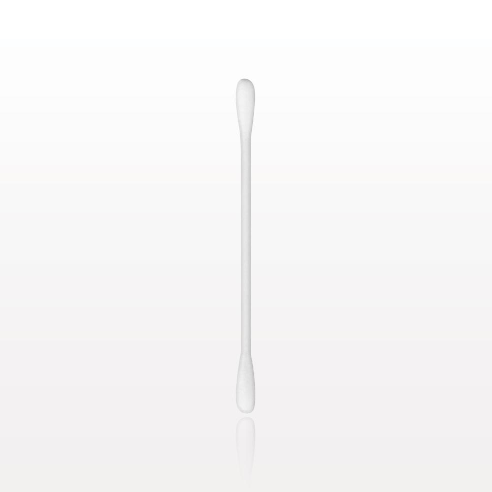 Round Tip Cotton Swabs with White Paper Handle