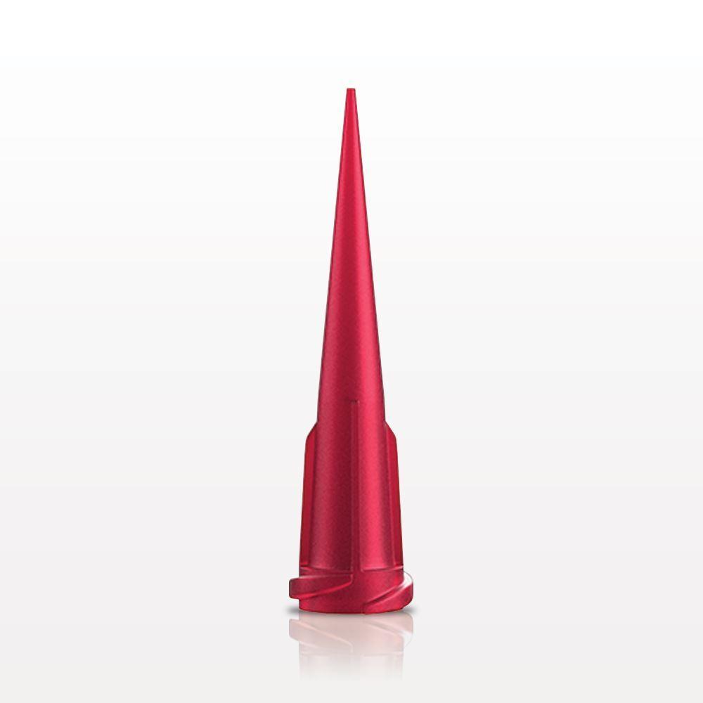 Straight Dispensing Tip, Female Luer Lock , Red Violet