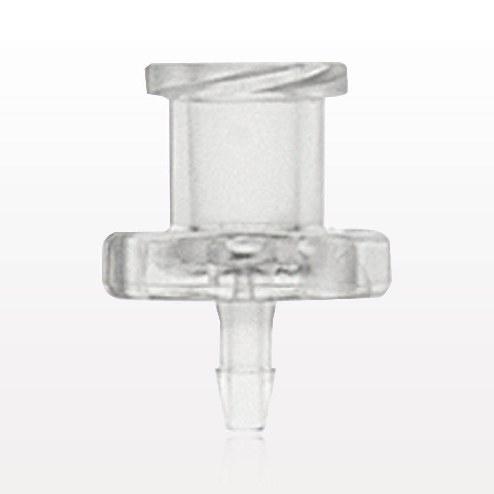 Female Luer Lock, Barbed, Clear