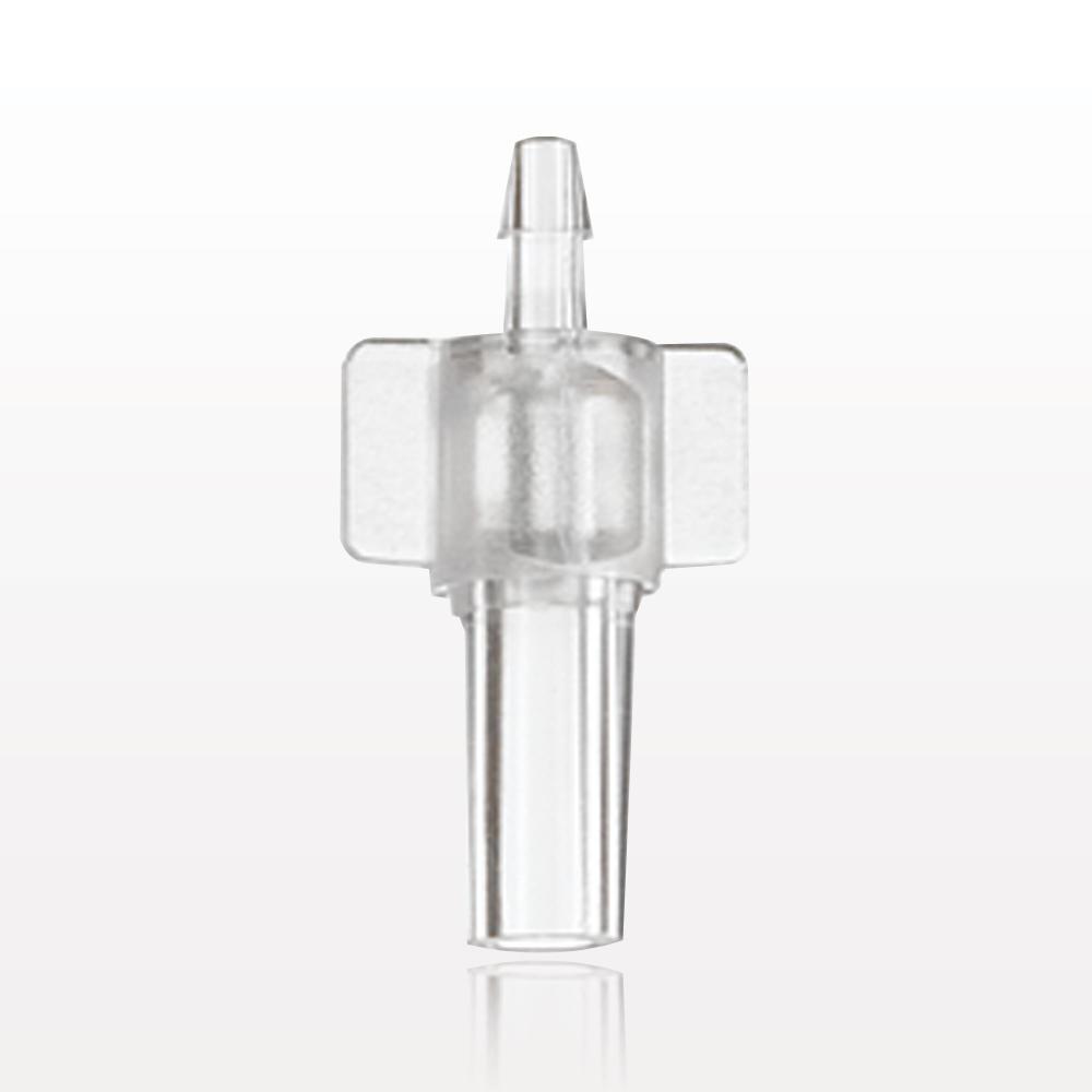 Male Luer Slip, Barbed, Clear