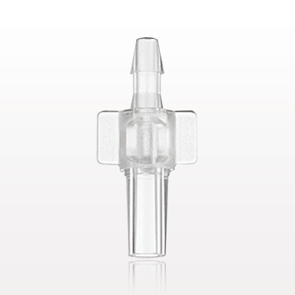 Male Luer Slip, Barbed, Clear