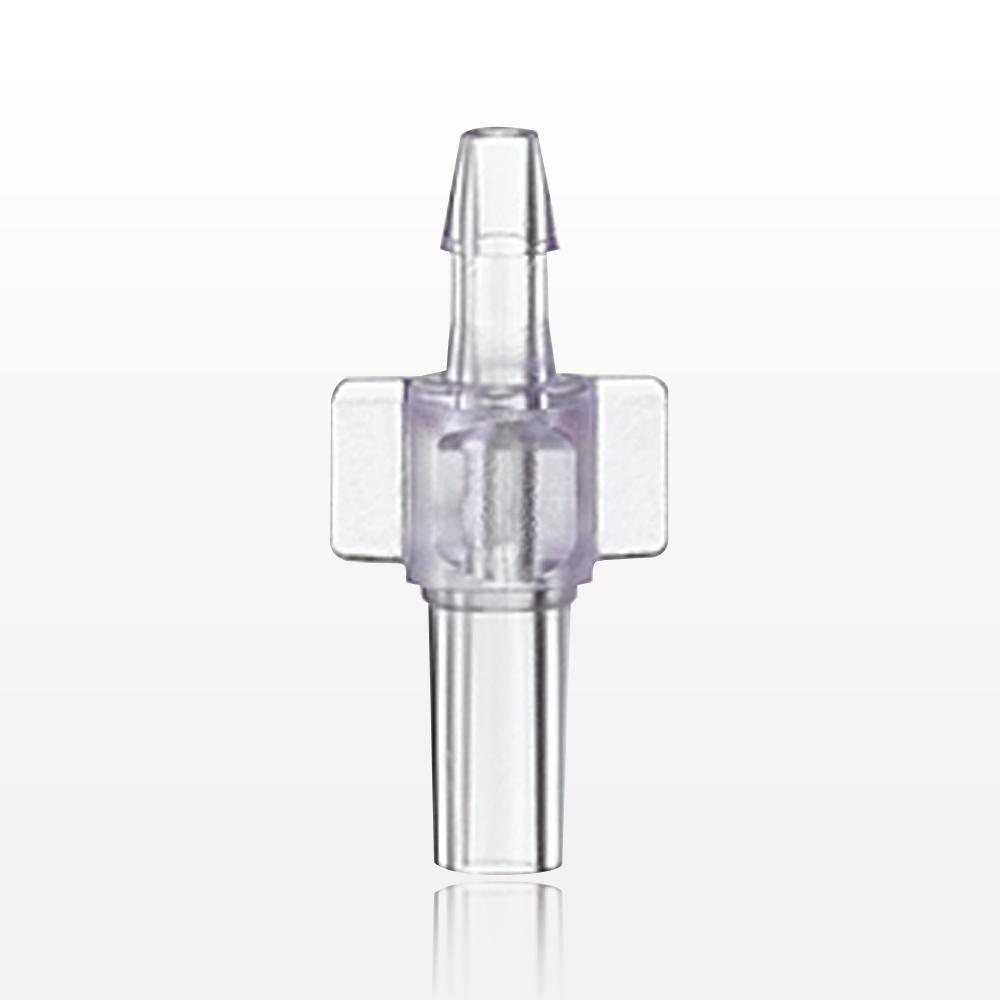 Male Luer Slip, Barbed, Clear