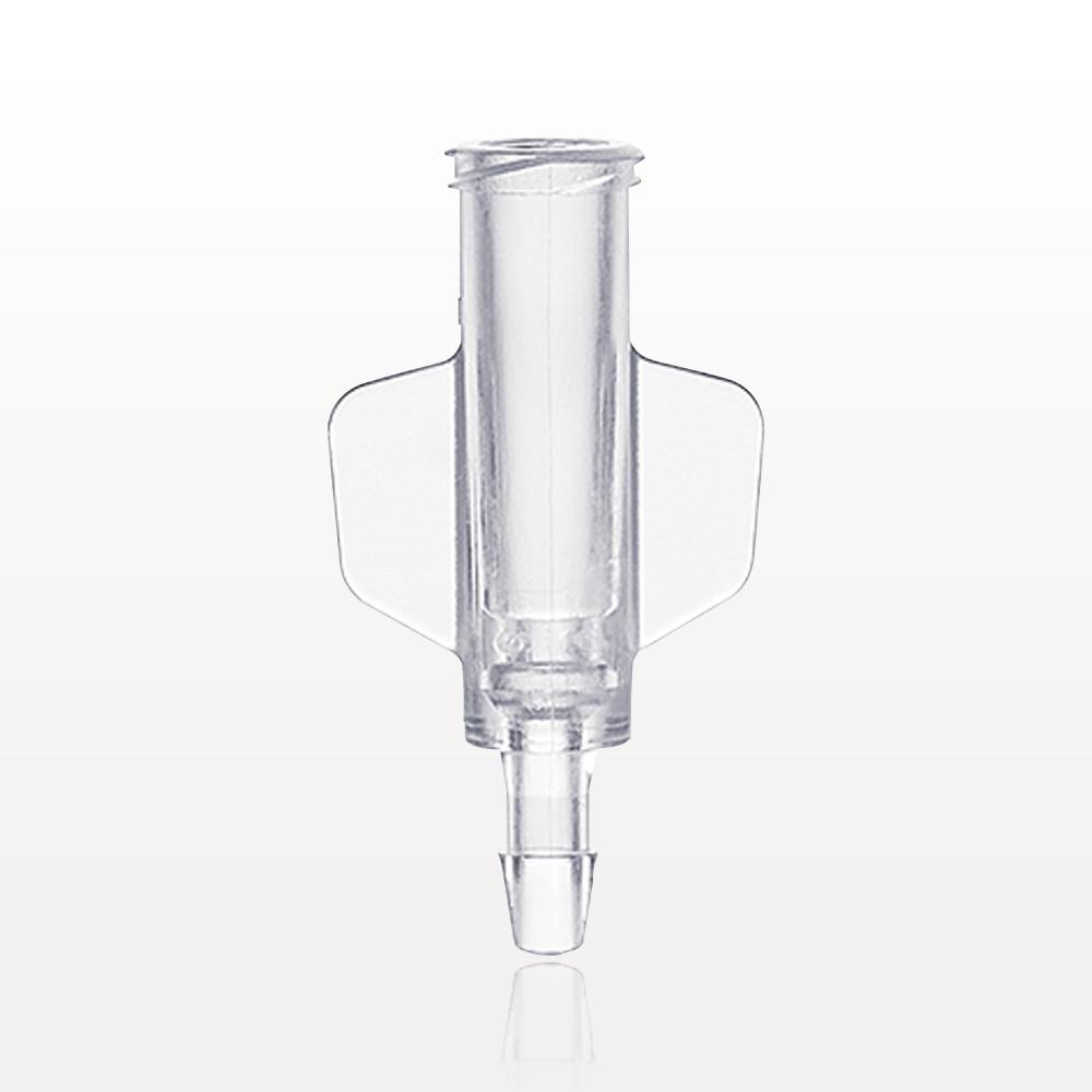 Female Luer Lock, Barbed, Clear