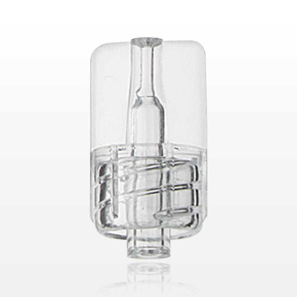 Male Luer Lock, Tubing Port, Clear