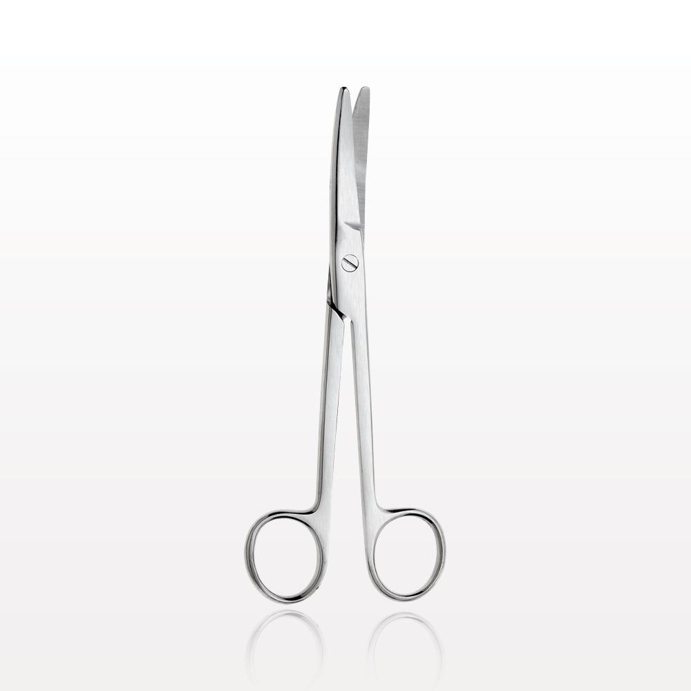 Single-Use Curved Mayo Scissors, Satin Finish