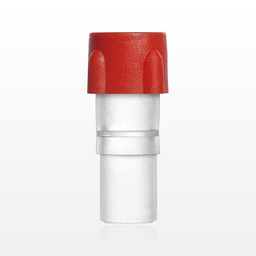 Injection Site Bag Port, Tubing Port, Red
