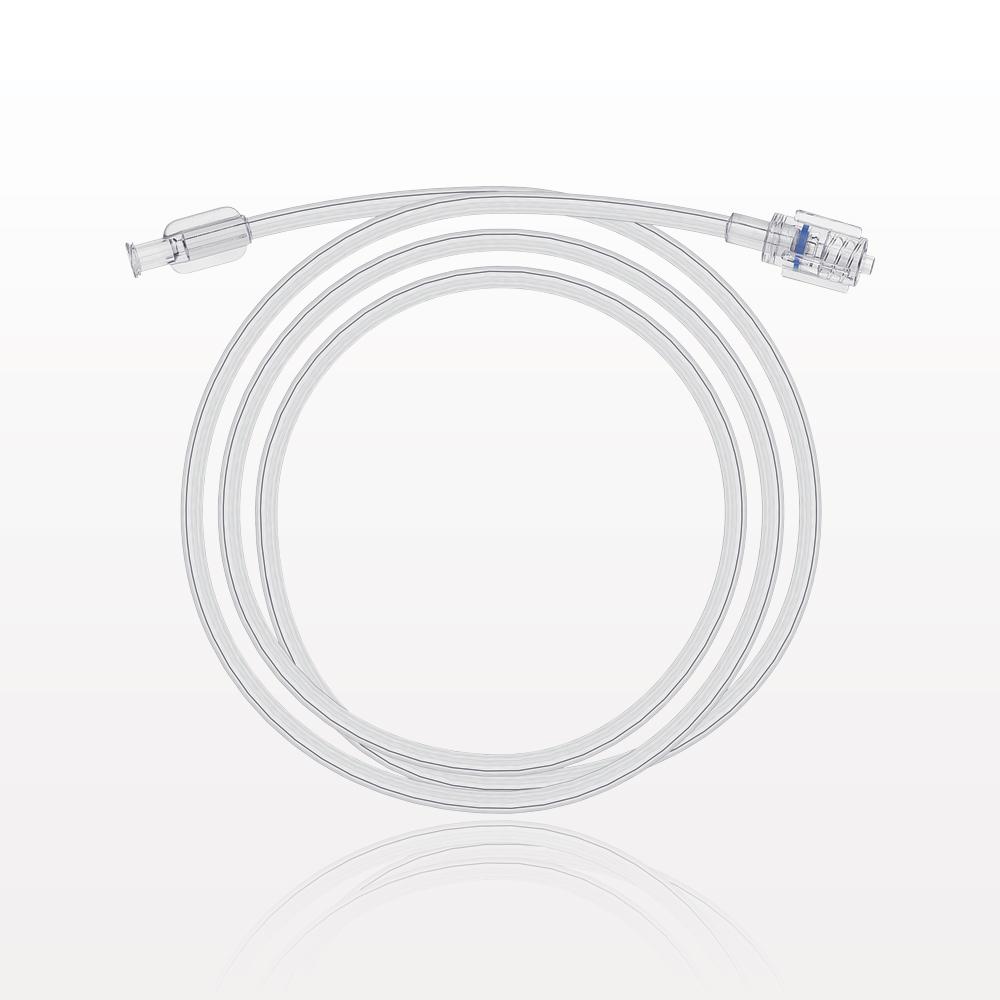 Bonded Non-Braided, High-Pressure Extension Line, Female Luer Lock to Rotating Male Luer Lock