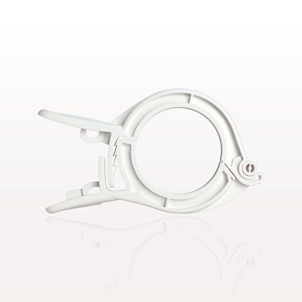 PharmaLok™ Non-Reopening Clamp, White