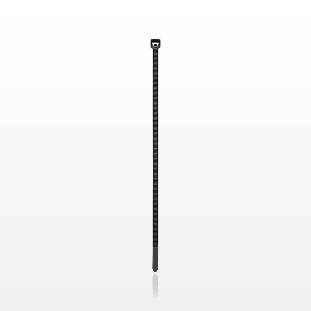 General Purpose Pan-Ty® Non-Reopening Cable Tie, PLT Series, Black