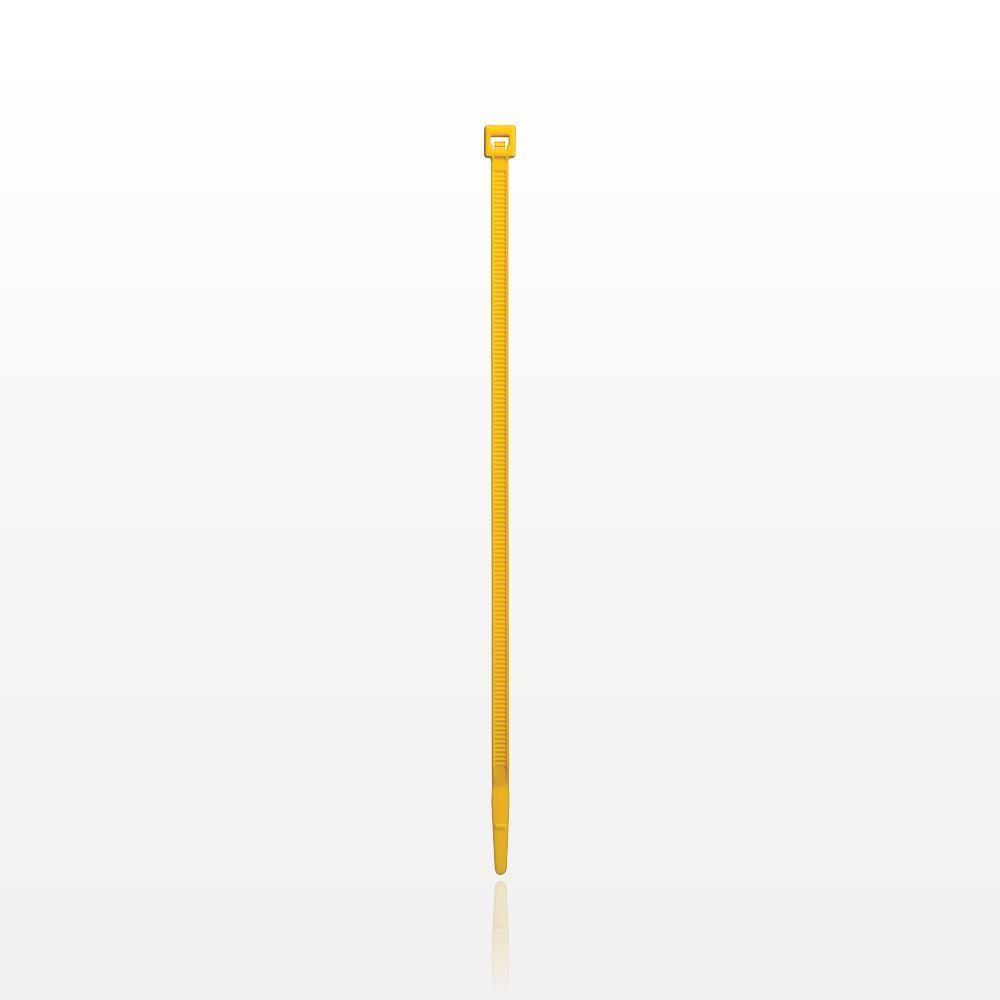 General Purpose Non-Reopening Cable Tie, Yellow 100/Bag