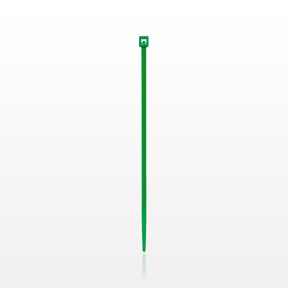 General Purpose Non-Reopening Cable Tie, Green 100/Bag