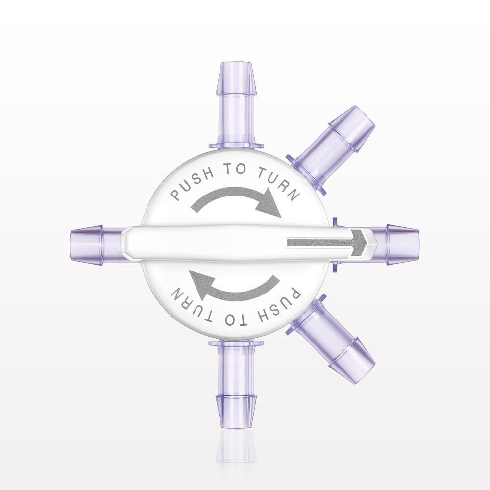 CYLINDRAFlow™ Manifold, 6 Ports, Barbed