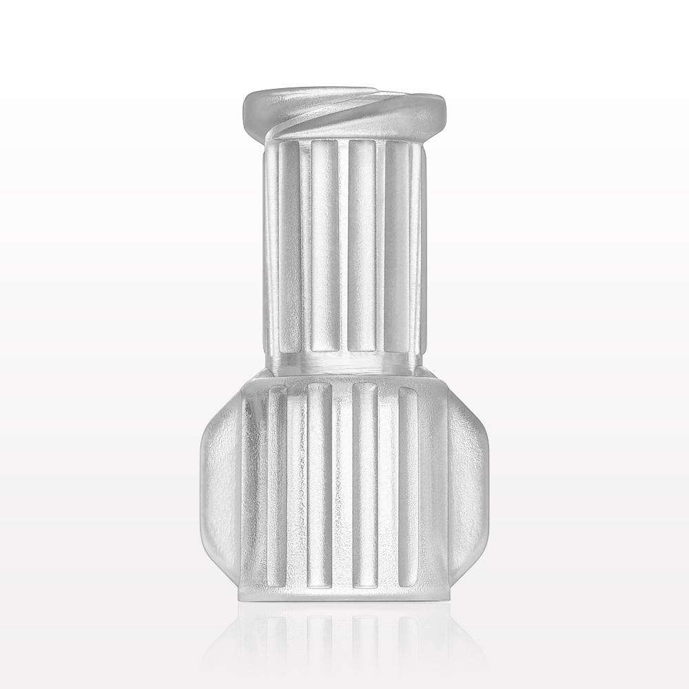 Female Luer Lock, Tubing Port, Clear