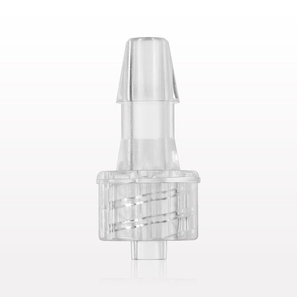 Male Luer Lock, Barbed, Clear
