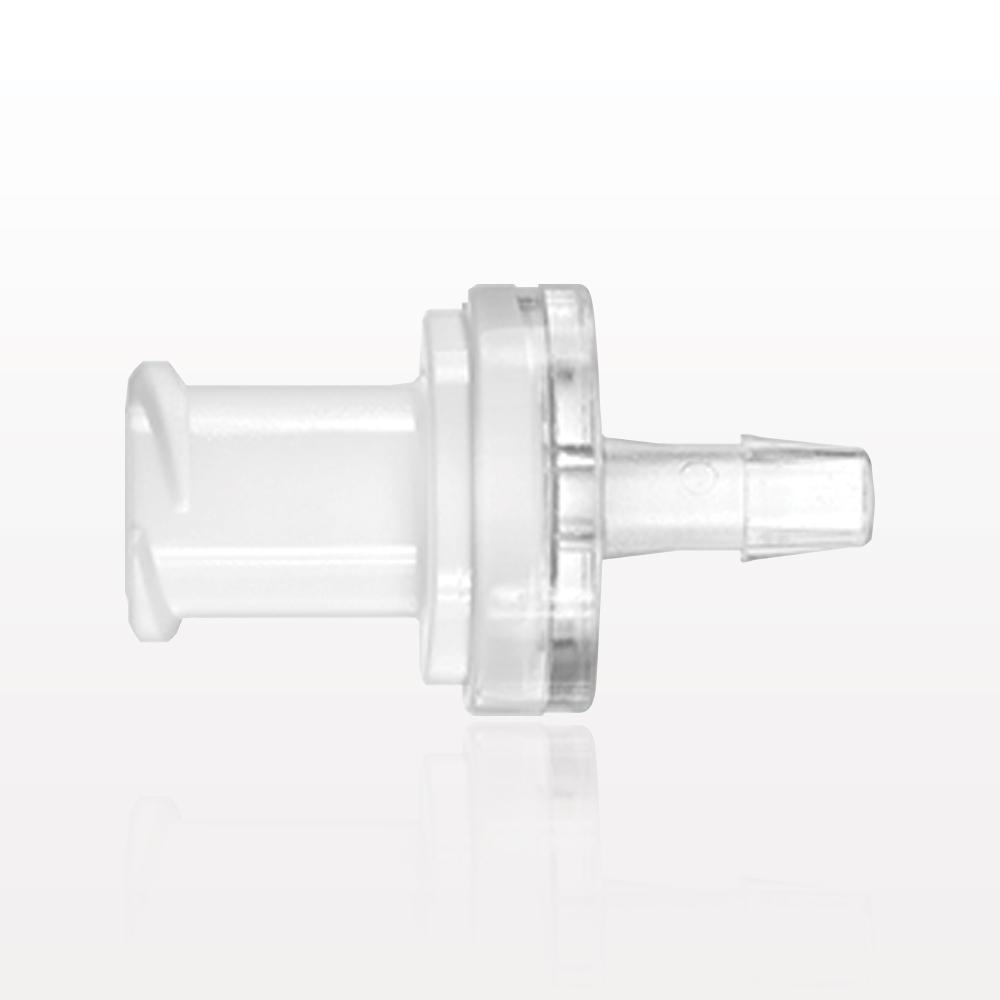 Check Valve, Female Luer Lock Inlet, Barbed Outlet