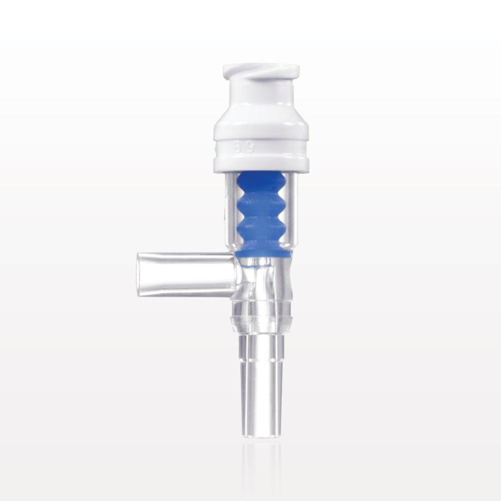 SmartSite™ Needle-Free Valve T Connector, Female Luer Lock, Male Luer Slip