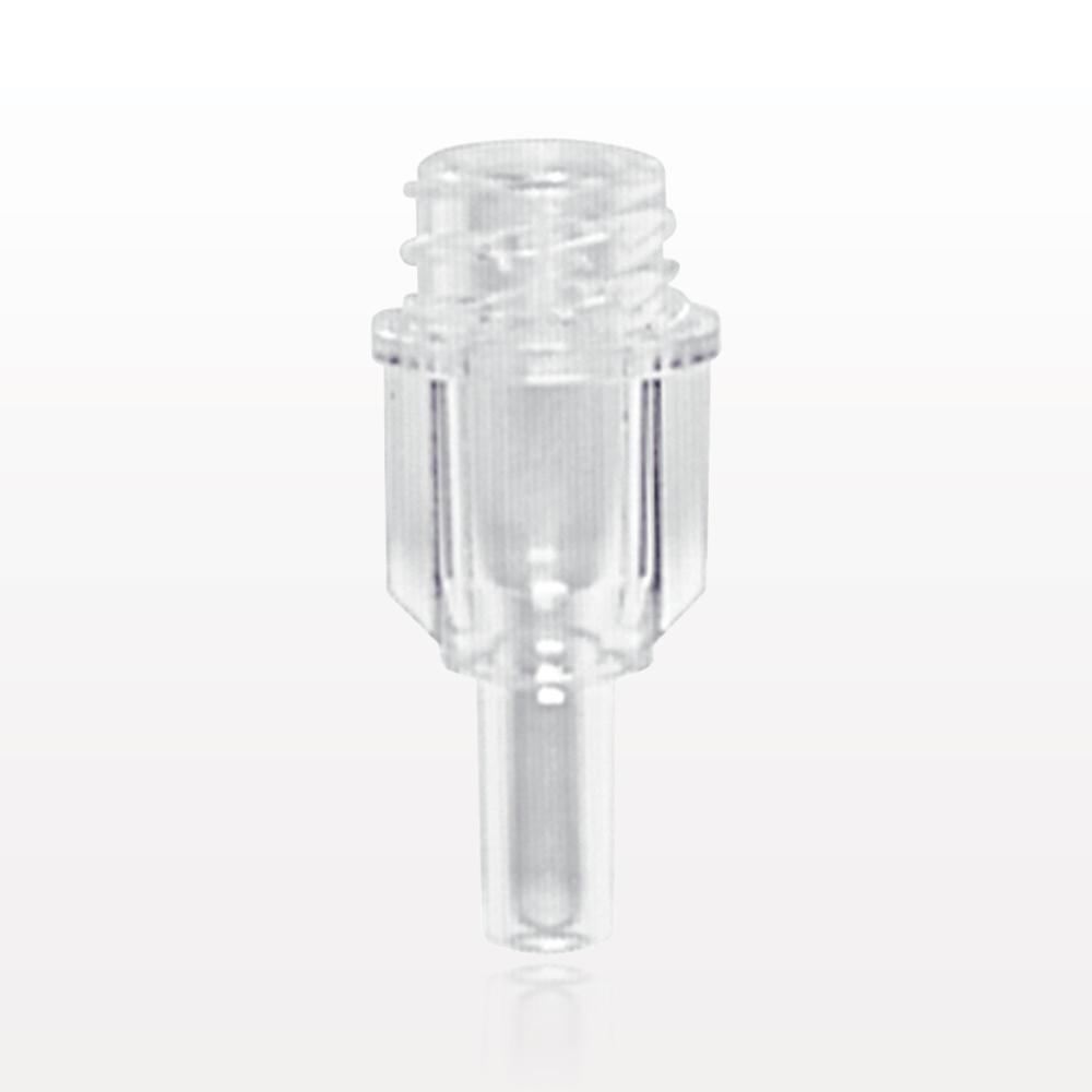 Large-Bore Female Connector, Clear