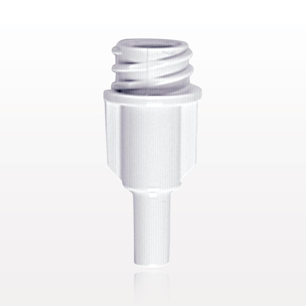 Large-Bore Female Connector, White