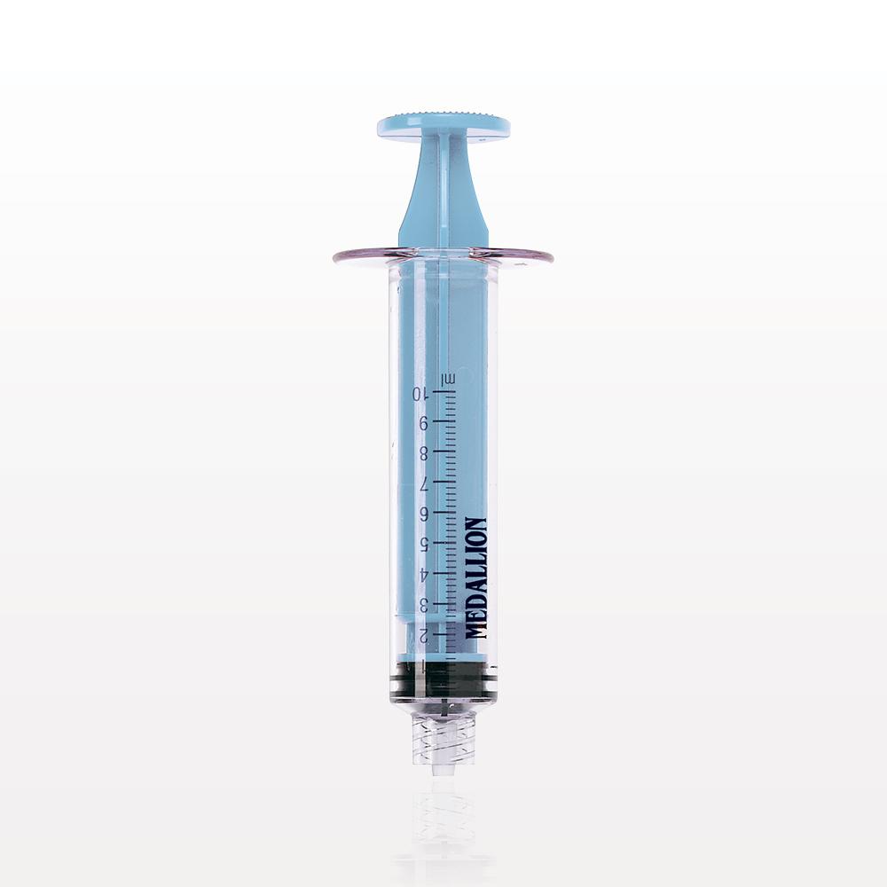 Medallion® Syringe, Male Luer Lock, Light Blue