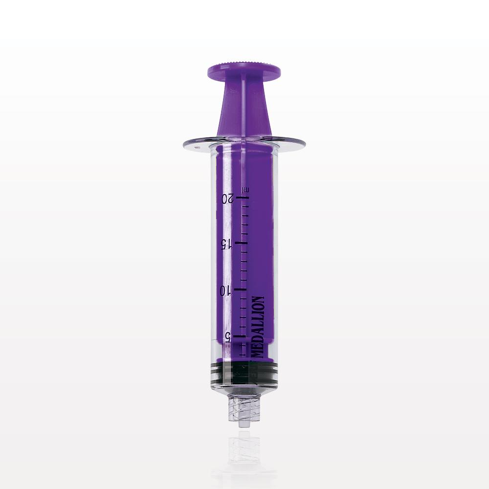 Medallion® Syringe, Male Luer Lock, Purple