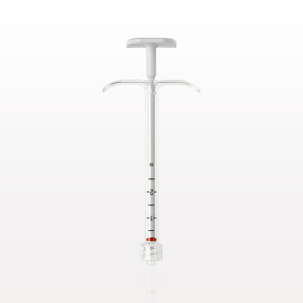 Medallion® Syringe, Male Luer Lock,  White