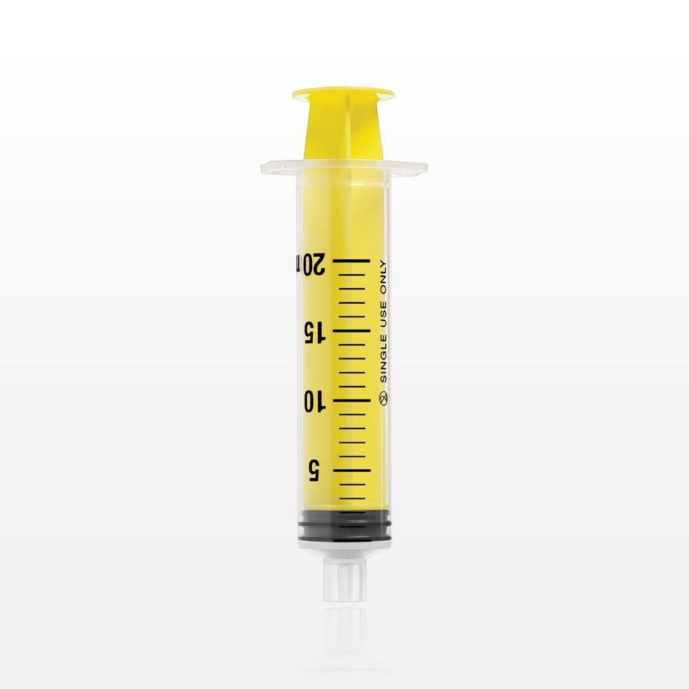 Male Lock NRFit™ Syringe, Yellow