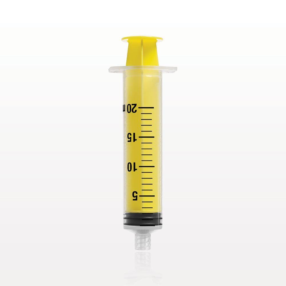 Male Lock NRFit™ Syringe, Yellow