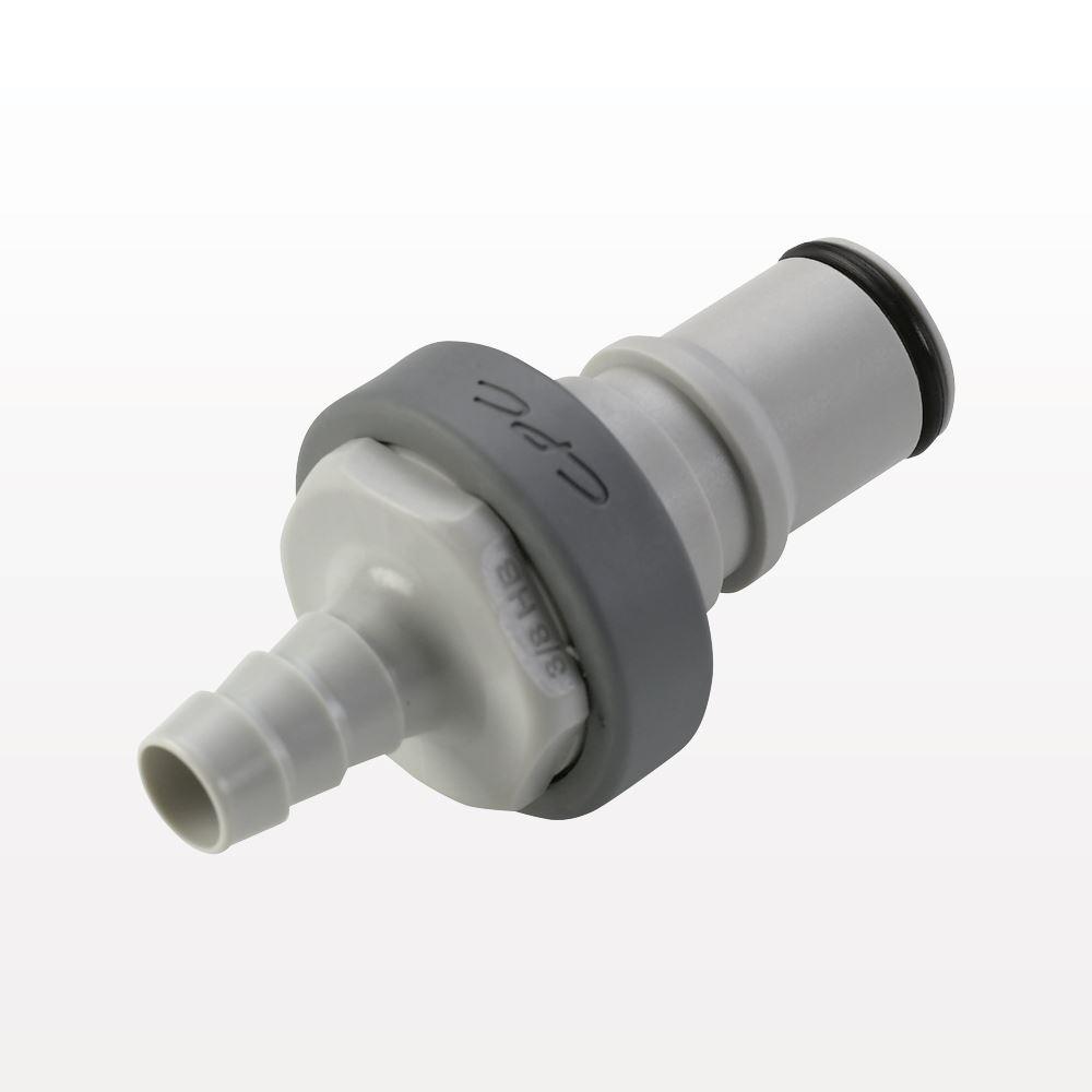 NS6 Connector, Insert, Valved, Barbed