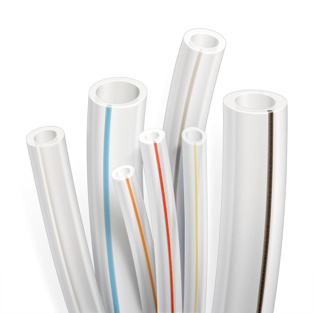 TuFlux® TPE Tubing, Blue Stripe