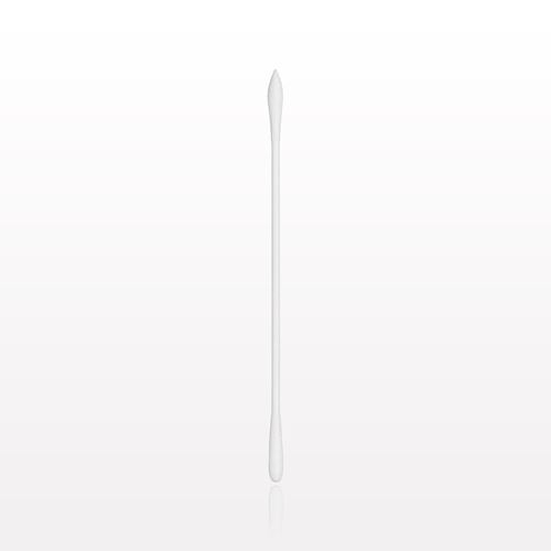 Dual Ended Mini Precision Point/Round Tip Swab with White Handle