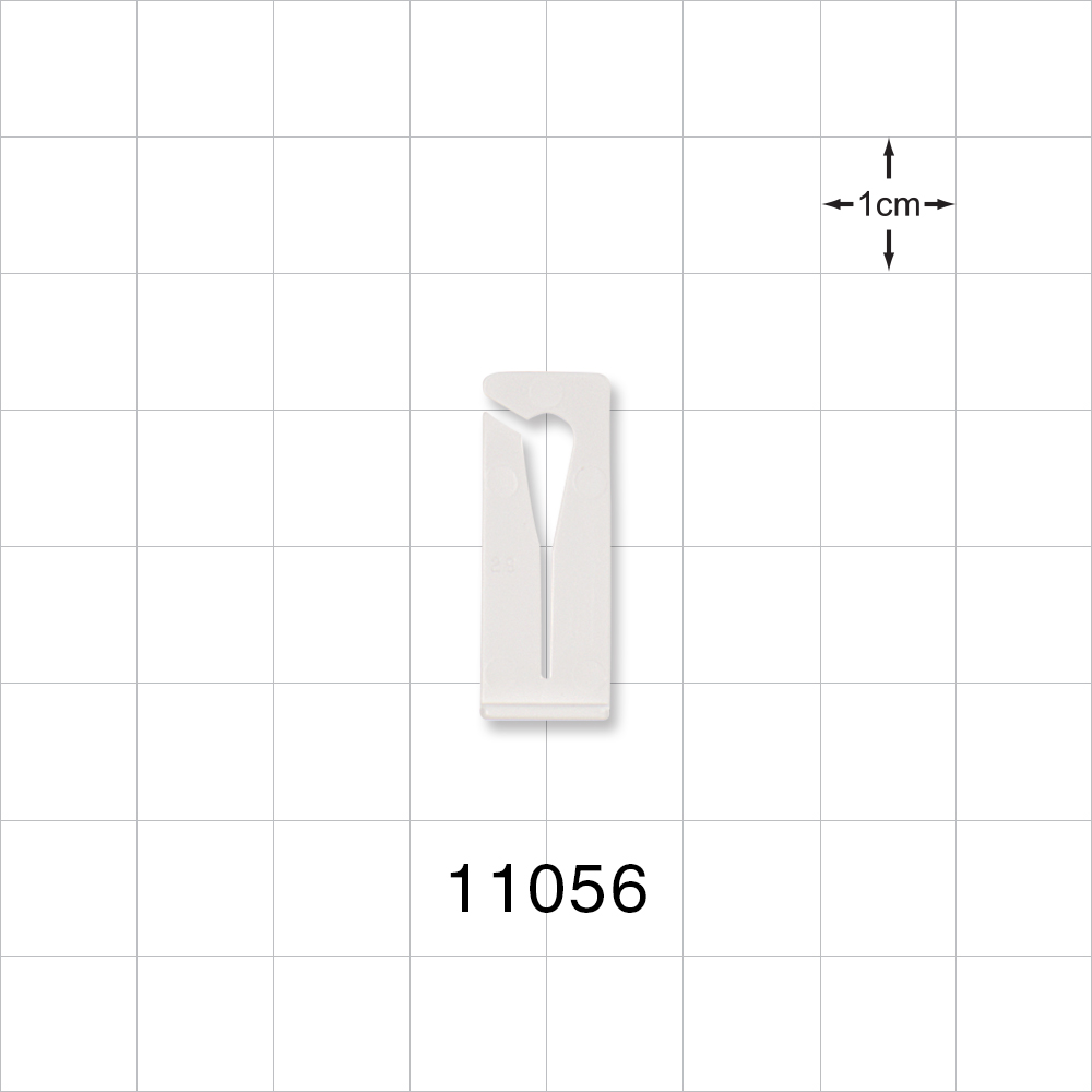 Open Jaw Slide Clamp, White