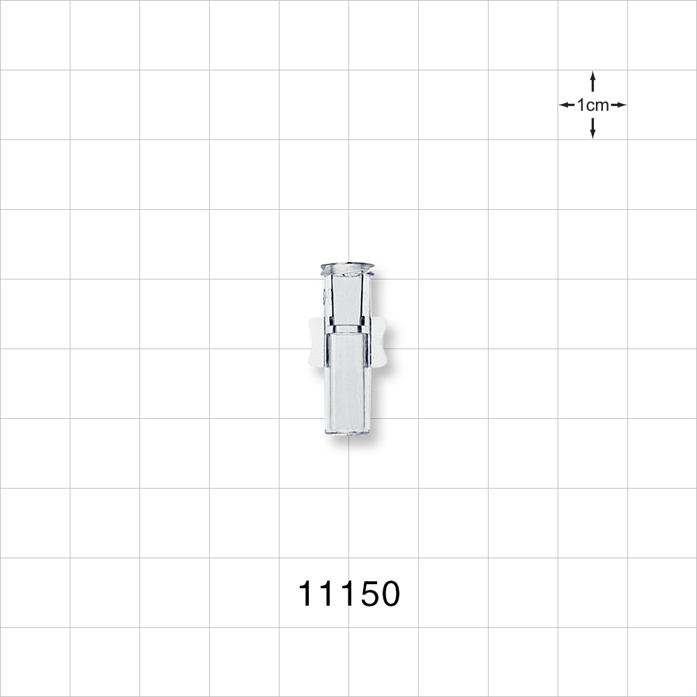 Female Luer Lock, Tubing Port, Clear