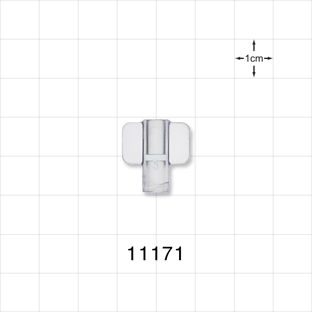 Female Luer Cap, Non-Vented, Clear