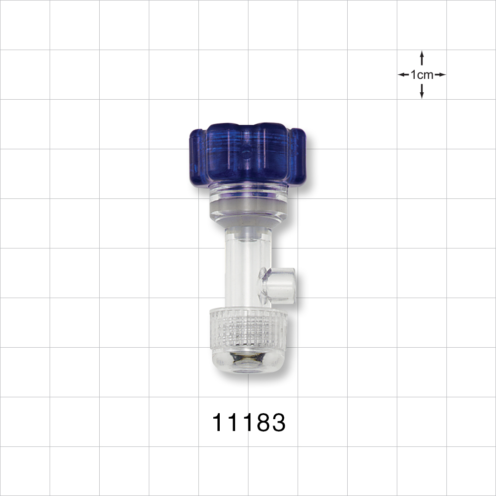 Tuohy Borst Adapter, Threaded Flare Connector