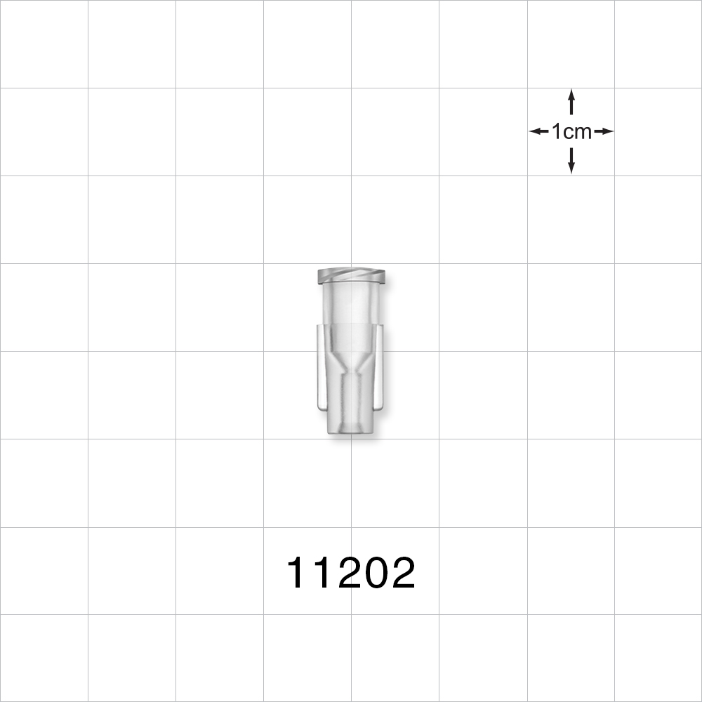 Female Luer Lock, Tubing Port, Clear
