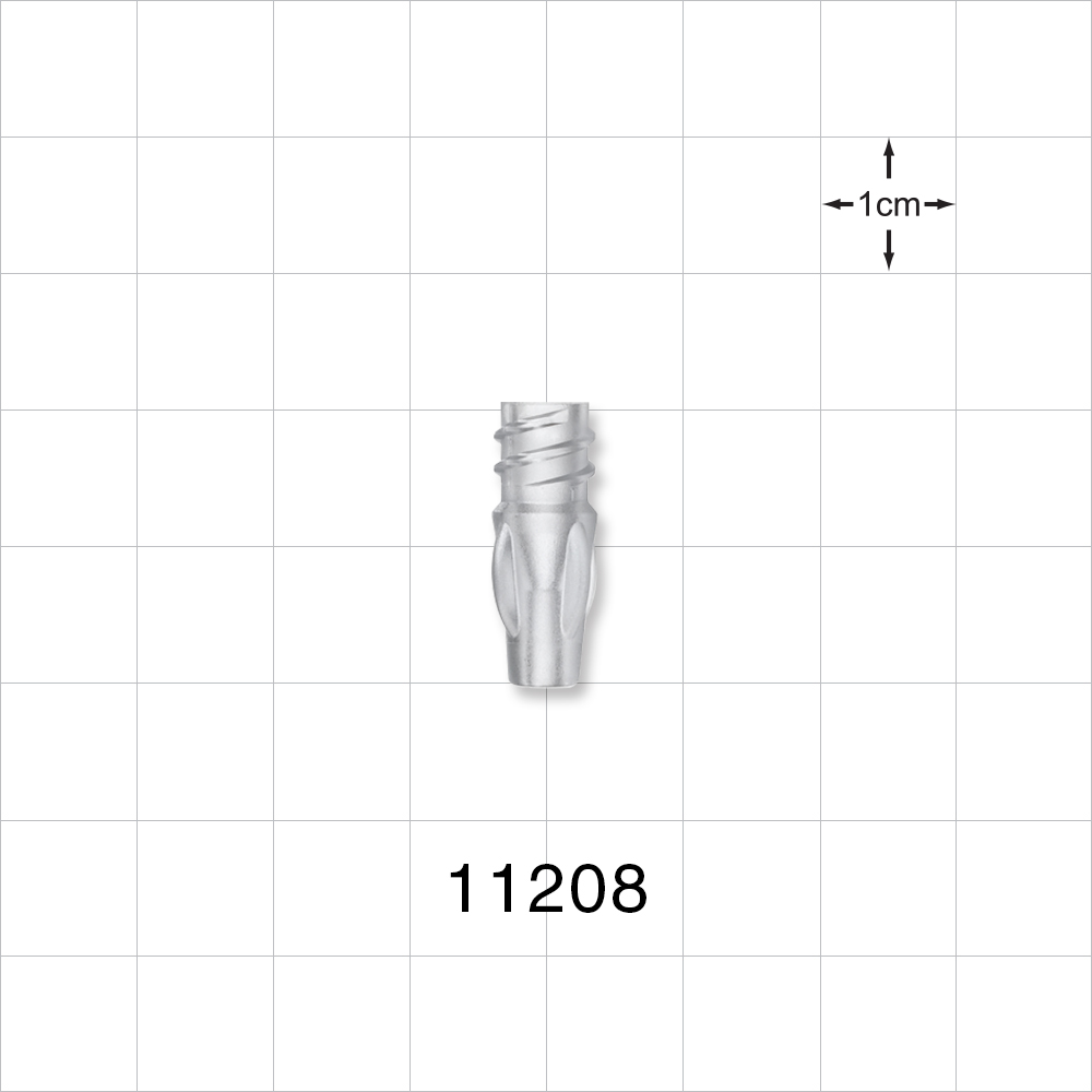 Female Luer Lock, Tubing Port, Clear