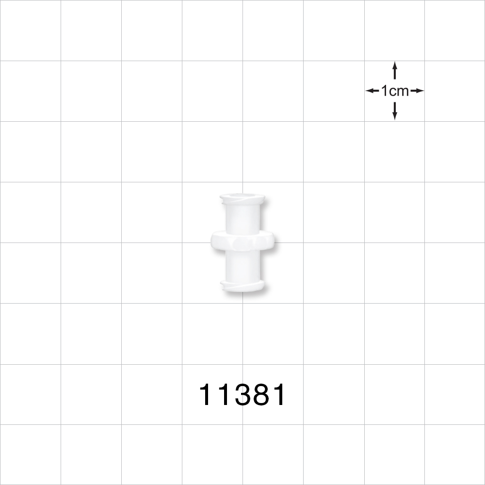 Female Luer Lock, Female Luer Lock, White