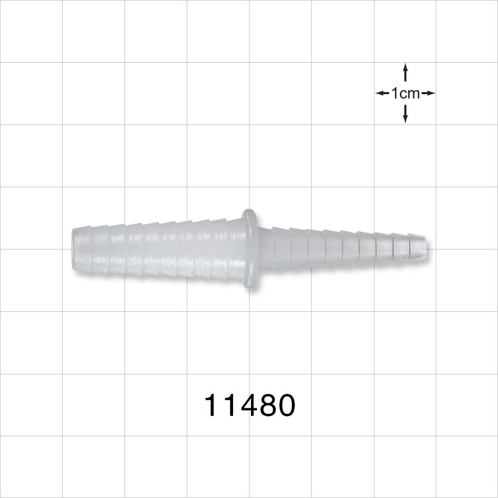 Straight Connector, Reducer, Barbed, Natural