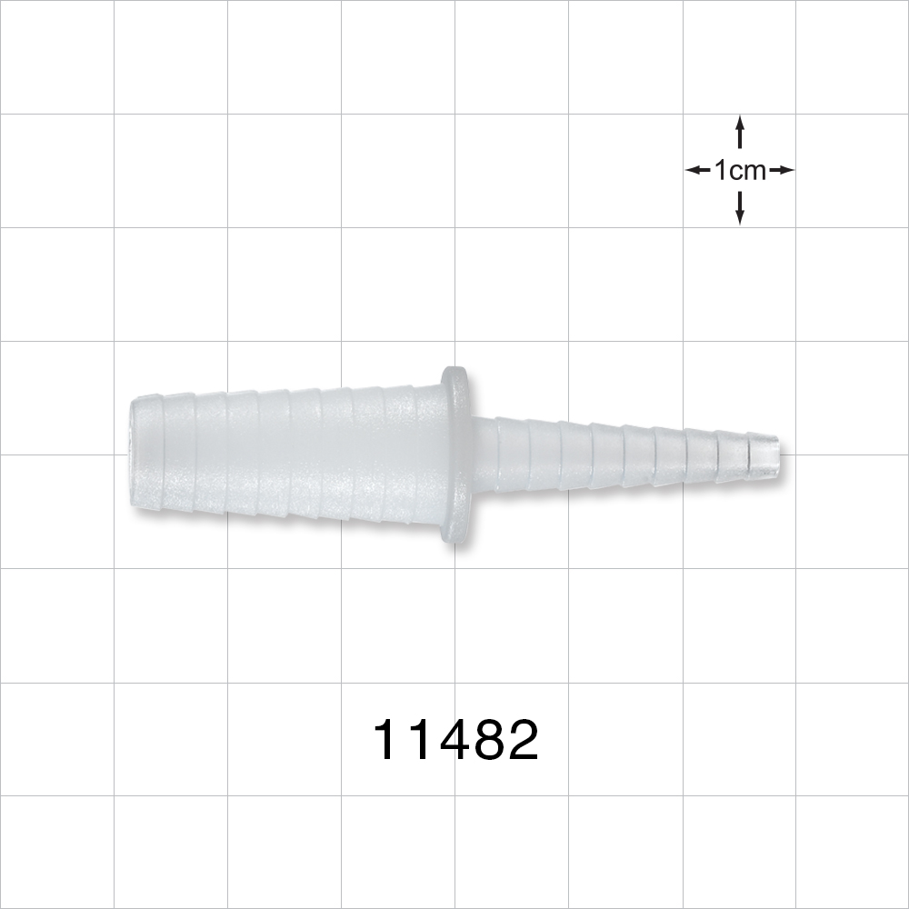 Straight Connector, Reducer, Barbed, Natural