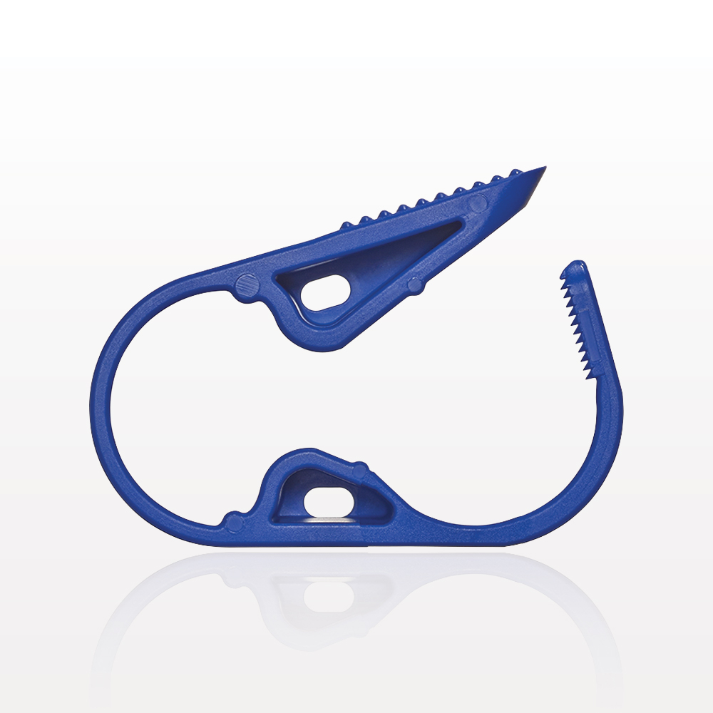 Pinch Clamp, Ratchet-Style, Blue