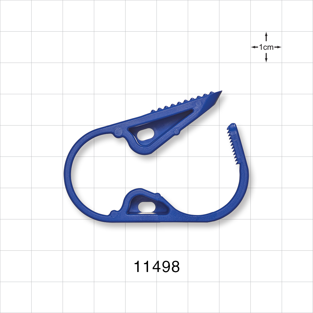 Pinch Clamp, Ratchet-Style, Blue