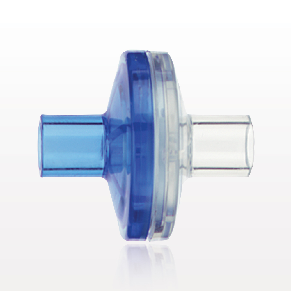 Transducer Protector, Blue Inlet, Clear Outlet