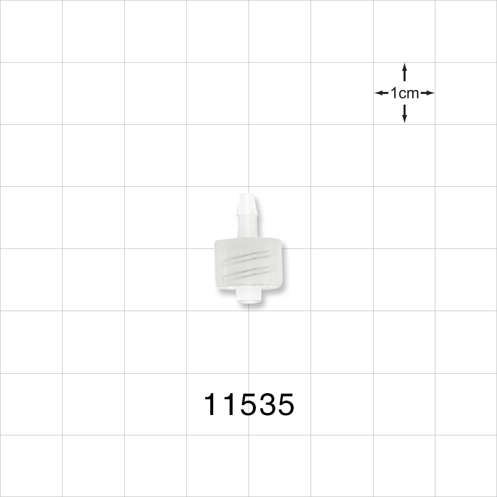 Male Luer Lock, Barbed, Natural