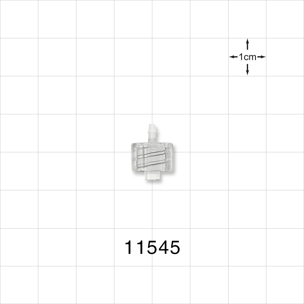 Male Luer Lock, Barbed, Clear