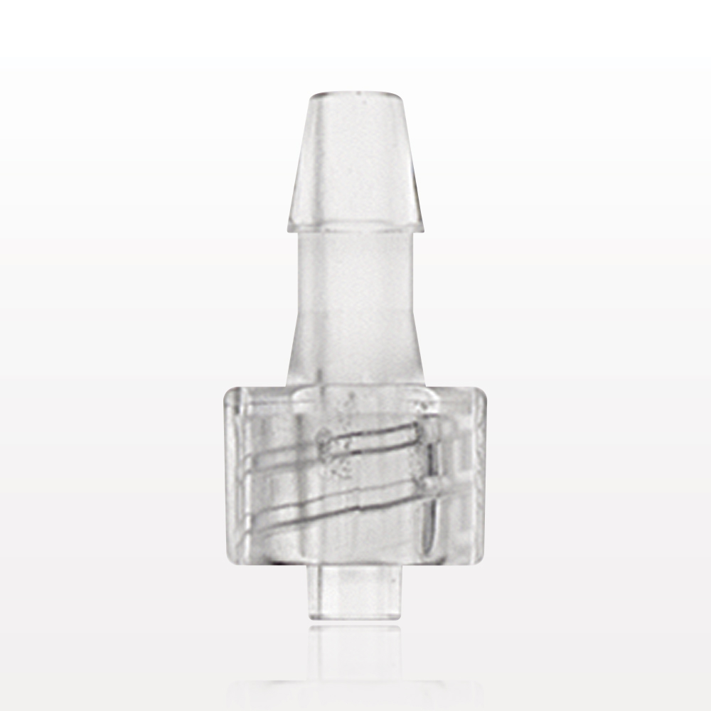 Male Luer Lock, Barbed, Clear