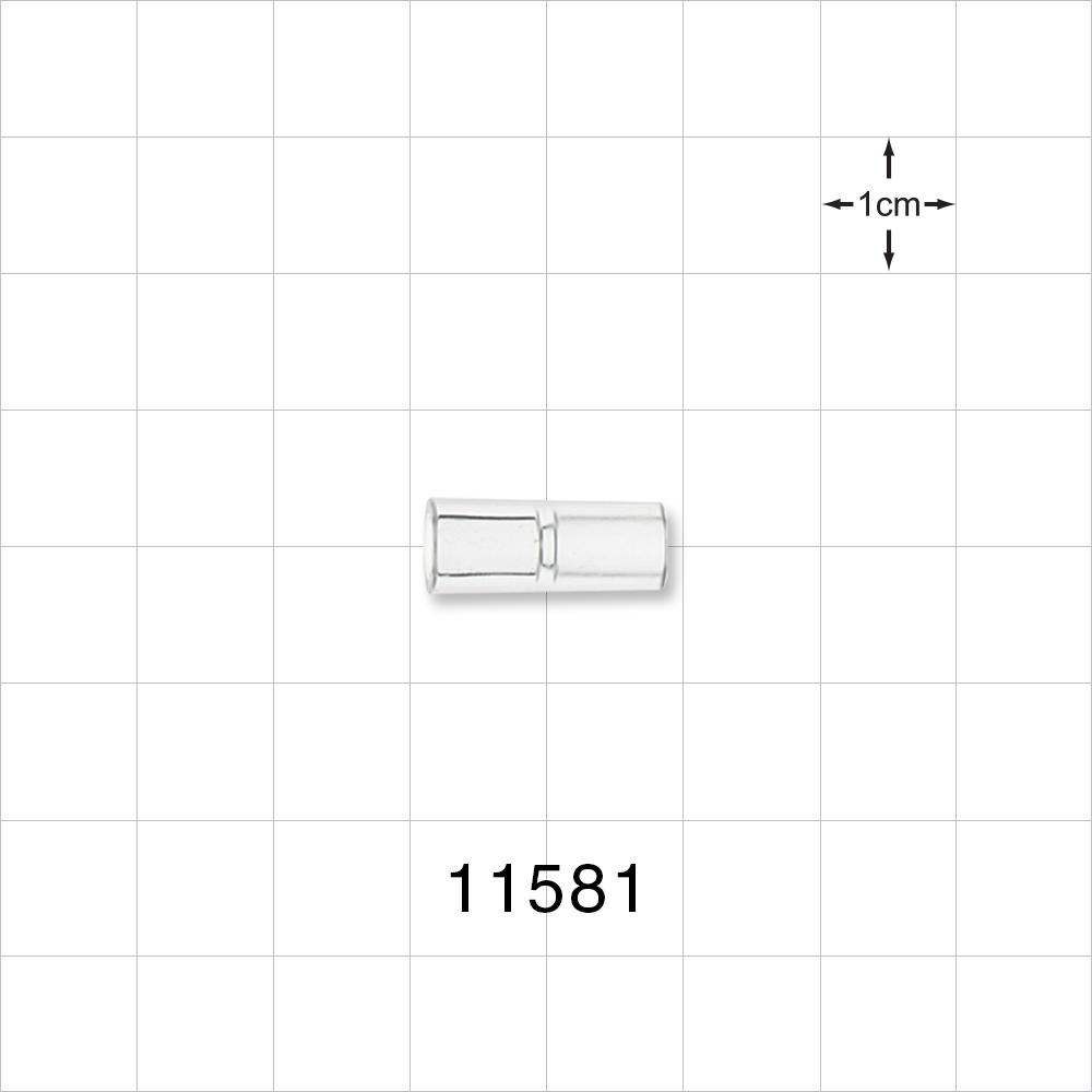 Straight Connector, Tubing Port, Clear