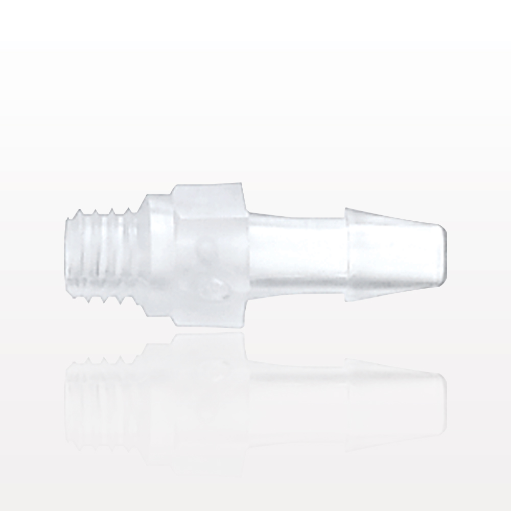 Threaded Connector, Barbed, Natural