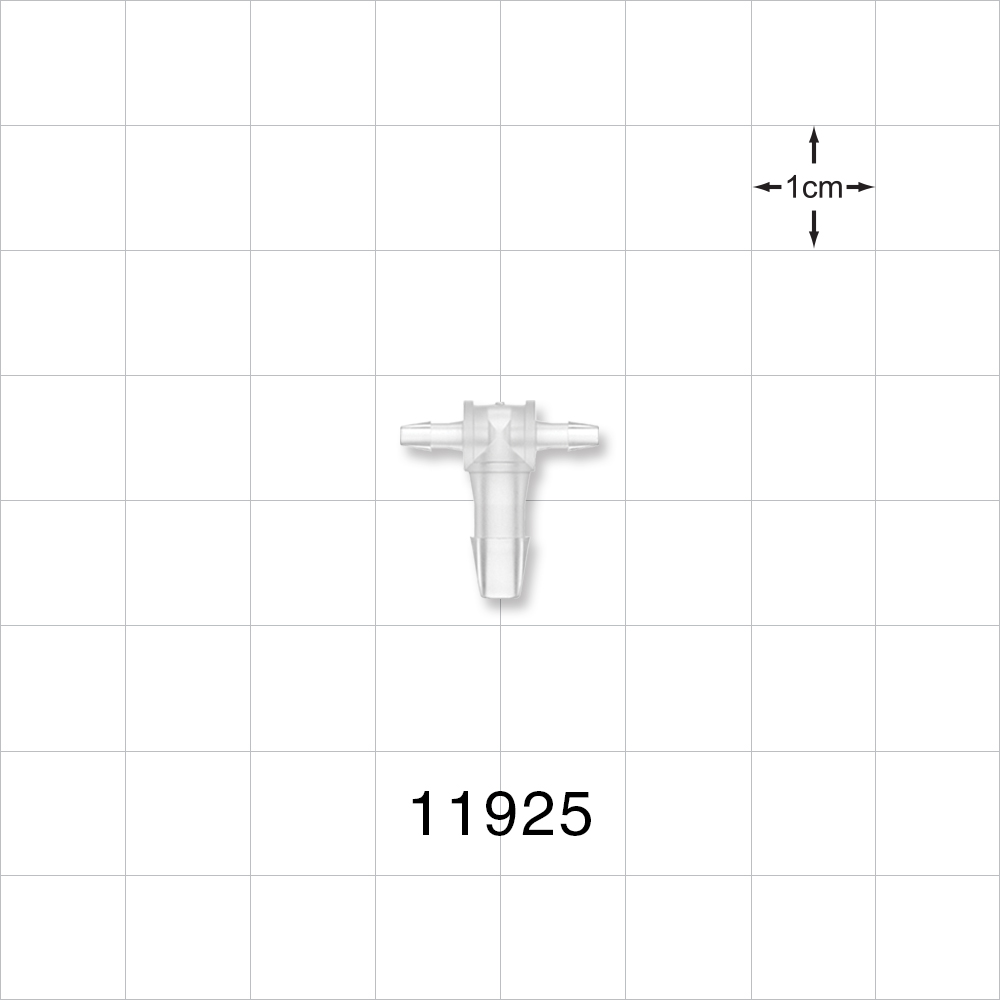 T Connector, Reducer, Barbed, Natural